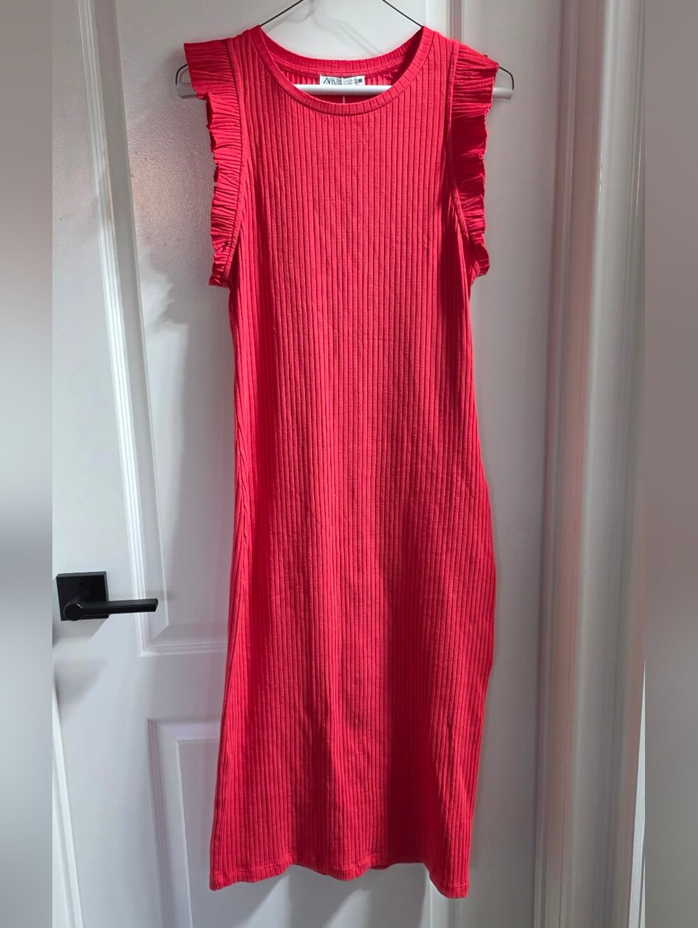 Zara Ribbed Bodycon Dress - Picture 2 of 4